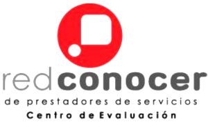 Logotipo de Red CONOCER - Centro de Evaluación, prestadores de servicios de certificación de competencias laborales.